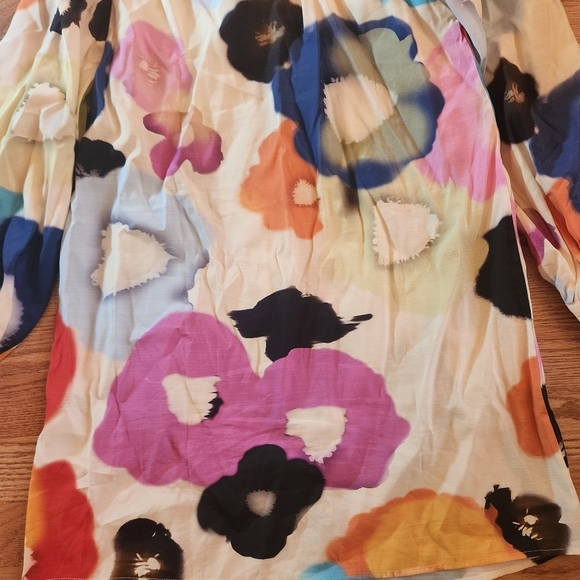 GUC Stine Goya Dounya Floral Voile Mini Dress Light Fluid Eco Vero, Size XS - Picture 5 of 13